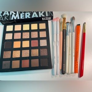 Lorac Eyeshadow Palette with eyeshadow Brushes